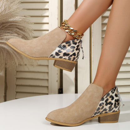 Sophie | Cool women boots leopard print