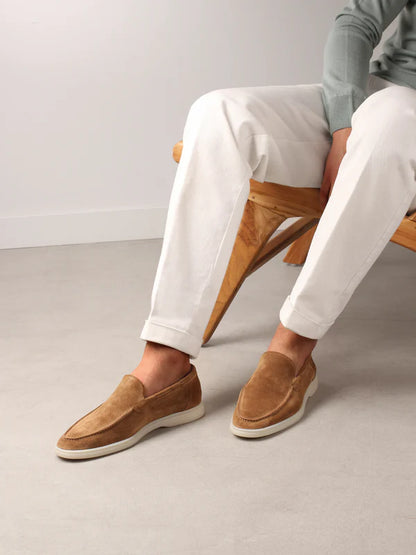 Suede Loafers Men