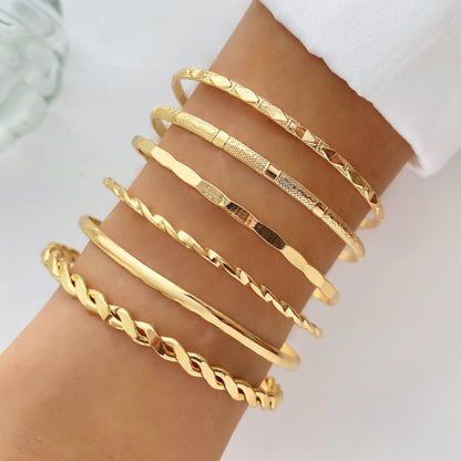 Golden bracelet set | -70%