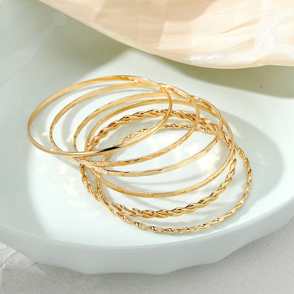 Golden bracelet set | -70%